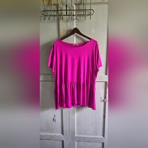 Entro Fuchsia Knit Top